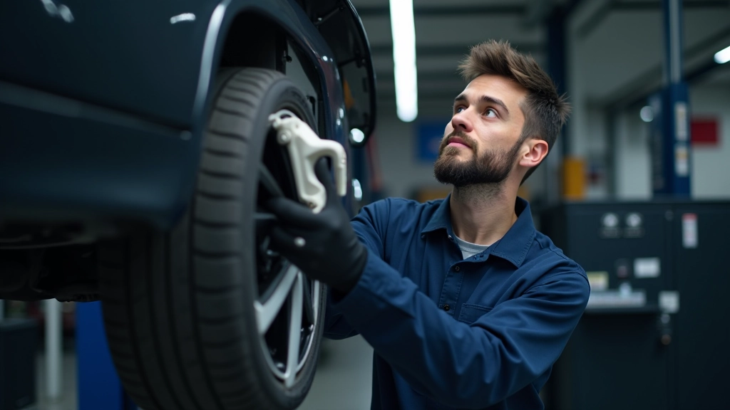 Inspection d'une voiture pour le contrôle technique