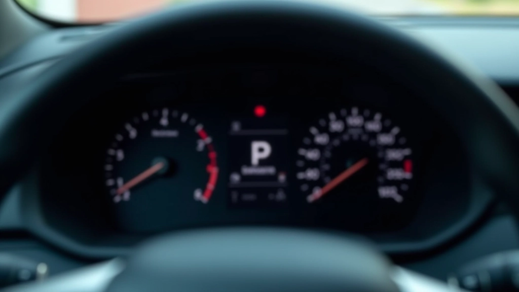 Tableau de bord affichant les indicateurs d'entretien d'une automobile moderne