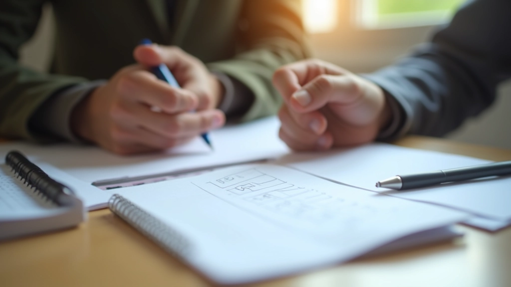 Checklist de préparation au contrôle technique écrite sur un bloc-notes avec stylo à côté d'un carnet d'entretien